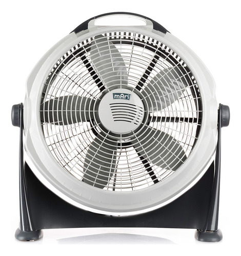 Ventilador De Piso Man Freal - 2020 Gris Con 5 Aspas De Plás