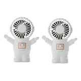 2  Mini Astronauta Ventilador Portátil Usb Potente Lindo