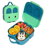 Lunch Box Bento Para Niños Con 4 Compartimentos - Sin Bpa