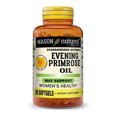 Aceite de Onagra Mason Natural Cápsulas Blandas 1000mg 60 Unidades | Meses sin interés
