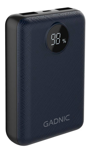Power Bank Gadnic 18000 Mah Portable Dispositivo Moviles Color Azul Marino