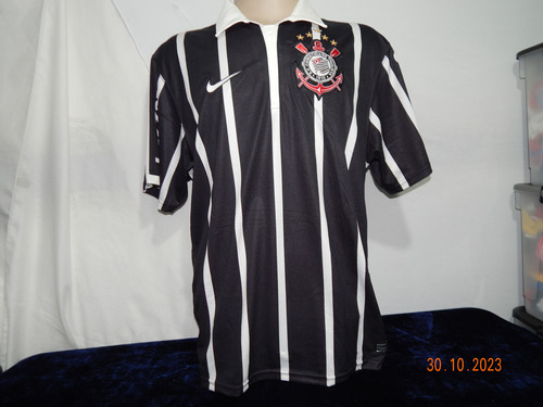 Camisa Do Corinthians 2009 Ronaldo N#9 Preta Cod-40932