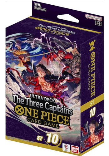 One Piece Card Game Ultra Deck The Three Captains St 10 Idioma Ingles