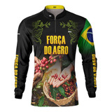 Camisa Brk Cafeicultor Com Proteção Solar Uv  50+