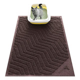 Wepet - Alfombrilla De Arena Para Gato Grande Impermeable Re