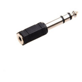 Adaptador Audio Plug Jack 6.3 Macho A 3.5 Hembra Estéreo