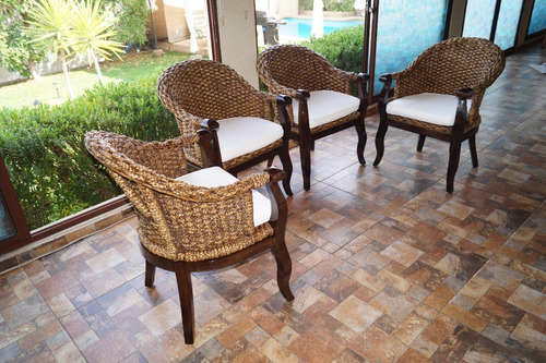 Set De Rattan Natural