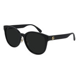 Gucci Gg0854sk 004 Square Shape Negro Dorado