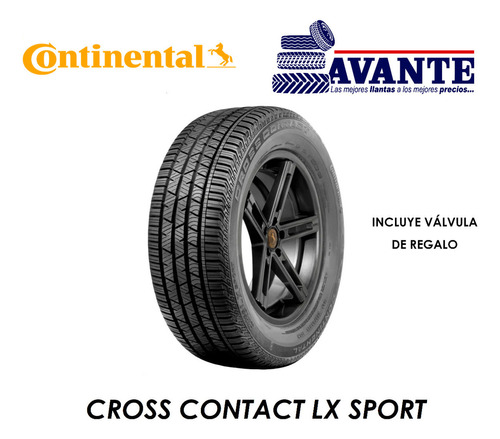 Llanta 235/55r19 Continental Crosscontact Lx Sport Runf 101h