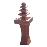 Fuente De Agua Zen Niveles Con Pedestal ( Incluye Bomba)