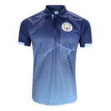 Camisa Polo Manchester City Edwin Spr - Marinho E Azul