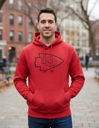 Sudadera 47 Brand Headline Hood 24 Kansas City Chiefs