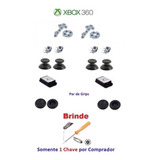 Peças Reparo De 2 Controles Xbox 360 - Tampa Branca Ou Preta