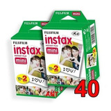 Papel Filme Para Instax Mini 7, 8 E 9 - 40 Fotos 5,4 X 8,6