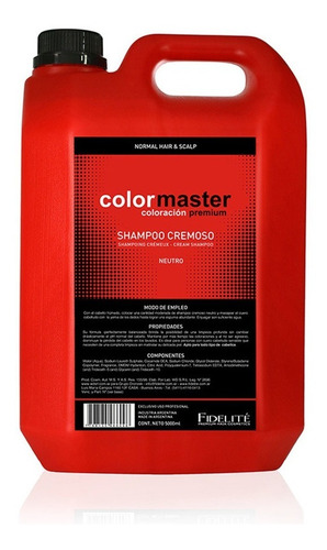 Combo Colormaster Shampoo+acond. X 5 Litros C/u Alisados