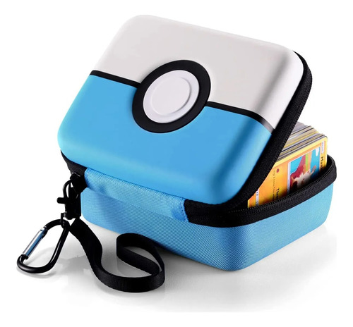 Porta 400 Cards Pokémon Pokébola Estojo Case Protetor Deck