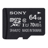 Tarjeta De Memoria Sony Micro Sd 64gb Clase 10 Con Adaptador