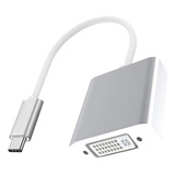 Convertidor De Cable Usb3.1 C Macho A Dvi, Adaptador De Alim