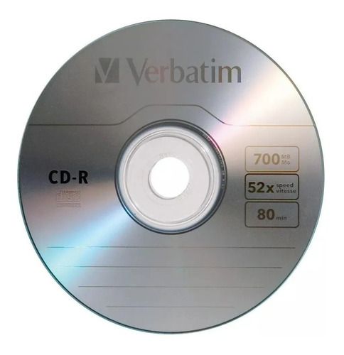 Cd-r Verbatim Pack Por 50 Unidades Sellado