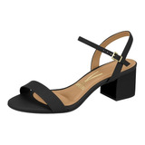 Sandalia Vizzano Negro Taco Bajo 6291.900 | E Z Shoes