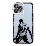 Funda De Teléfono Football Messi-cr7 Para iPhone 15 14 13 11