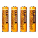 4 Baterias Hhr-55aaabu Ni-mh Panasonic 1.2v 550mah Aaa