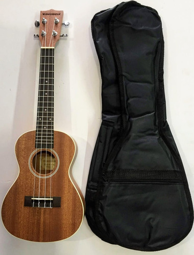 Ukulele Concierto Wingo Madera Con Funda Envio Gratis