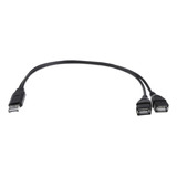 Cable Usb Macho A 2 Puertos Hembra Tal Como Se Describe