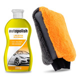 Autopolish Shampoo Siliconado X 500 Ml + Manopla Microfibra