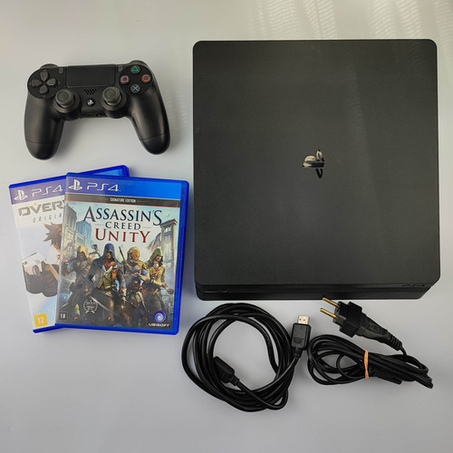 Console Playstation 4 Ps4 Sony Slim 500gb Preto