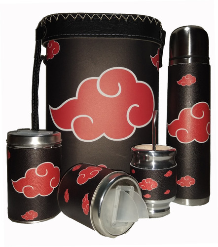 Set Matero Kit Completo Nube Akatsuki Naruto Anime