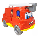  Camion De Bombero Grande Lindo Fuerte Irv Toys Risa