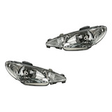 Par De Faros Depo Peugeot 206 2001 2002 2003 2004 2005 2006