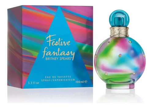 Festive Fantasy Britney Spears 100ml Edt Spray - Mujer