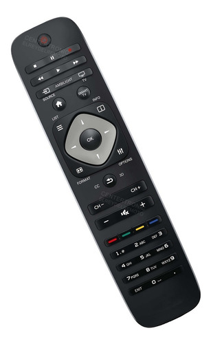 Control Remoto Para Philips Smart Tv 3d Ambilight Led Lcd Hd