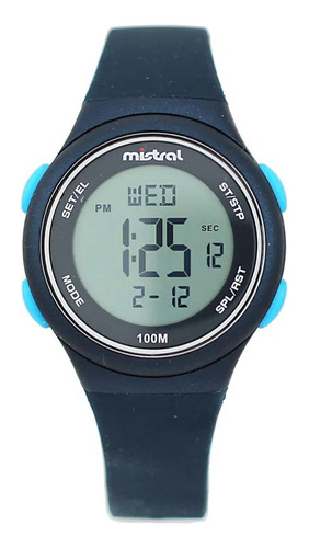 Reloj Mistral Mujer Ldx-dao-02 Deportivo Silicona Cronómetro