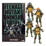 Neca Tmnt Las Tortugas Ninja 4 Pack Pelicula (bootleg)