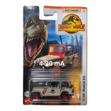 Matchbox Jeep Wrangler Rollbar Jurassic Park