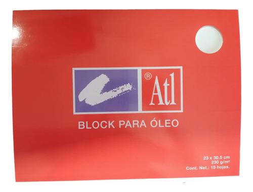 Block Atl Para Pintar Con Óleo Y Acrilico  23cmx30.5cm
