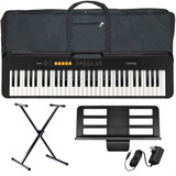 Organo Teclado Casio Cts100 Usb 5/8 Pie Funda Atril Fuente