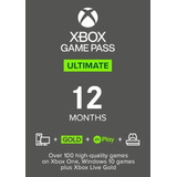 Xbox Game Pass Ultimate - Código De Suscripción De 12 Meses