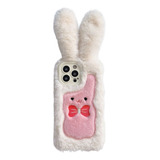 Estuche Funda Orejas Conejo De Peluche Para iPhone 13/14/pro