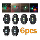 6 Uds Mini Motocicleta Drone Luz Estroboscópica 7 Colores