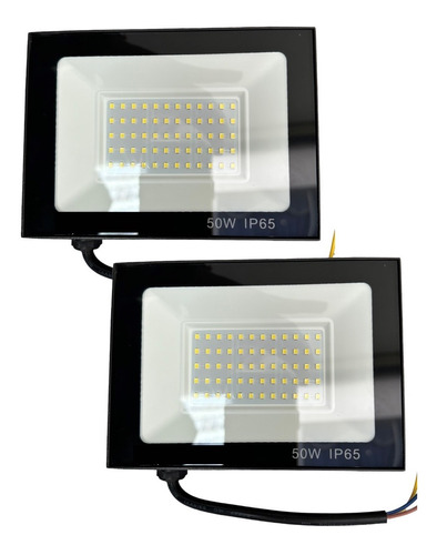 Kit 2 Reflector Led 50w Bajo Consumo - Ultrabrillante.