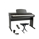 Piano Digital Ringway Rp120 88 Teclas Pesada Mueble Banqueta