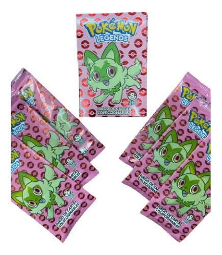 Caja De Cartas Pokemon Legends Serie 8 + 10 Sobres 