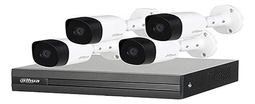 Kit Dvr Dahua 4 Canales 1 Megapixel/ 4 Camaras B1a11 1 Megap