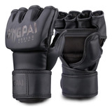 Guantes Mma Medio Dedo De Box Para Hombres Y Mujeres Adulto