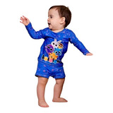 Proteção Solar Uv 50+ Camisa + Sunga Infantil Personagens