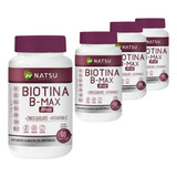 Biotina + Complexo B Vitamina C E Zinco 45mcg - Kit 4x 60und